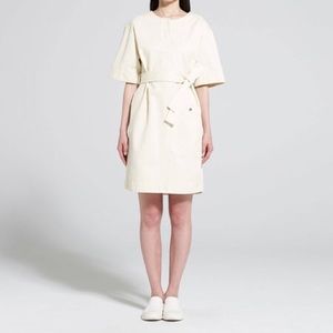 Uniqlo beige sack dress